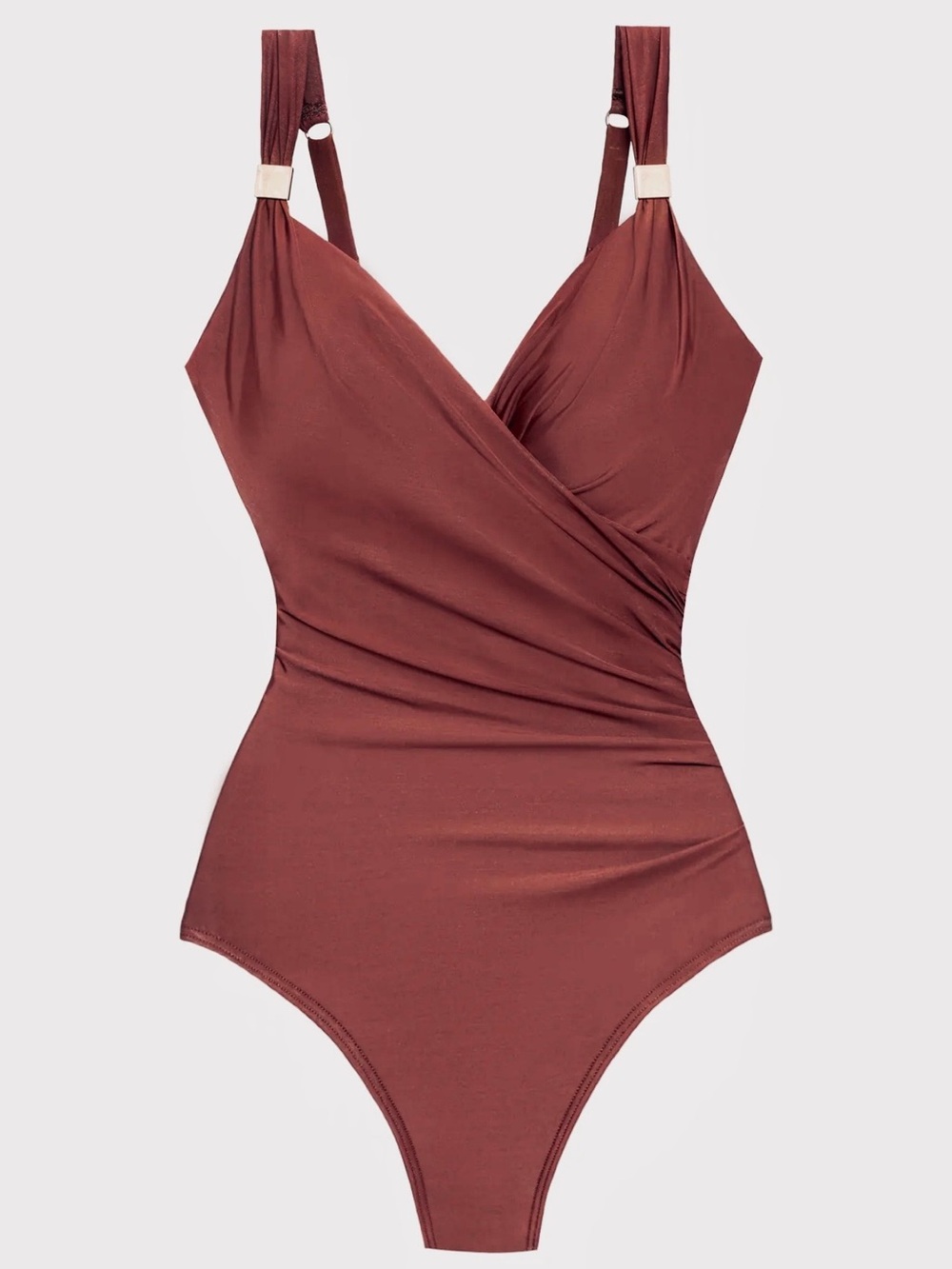 NWT Miraclesuit Ruched One-Piece Swimsuit - Picture 3 of 15